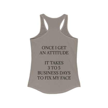 Fix My Face Women's Racerback Tank