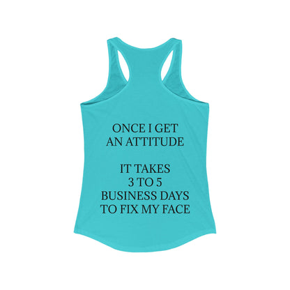 Fix My Face Women's Racerback Tank