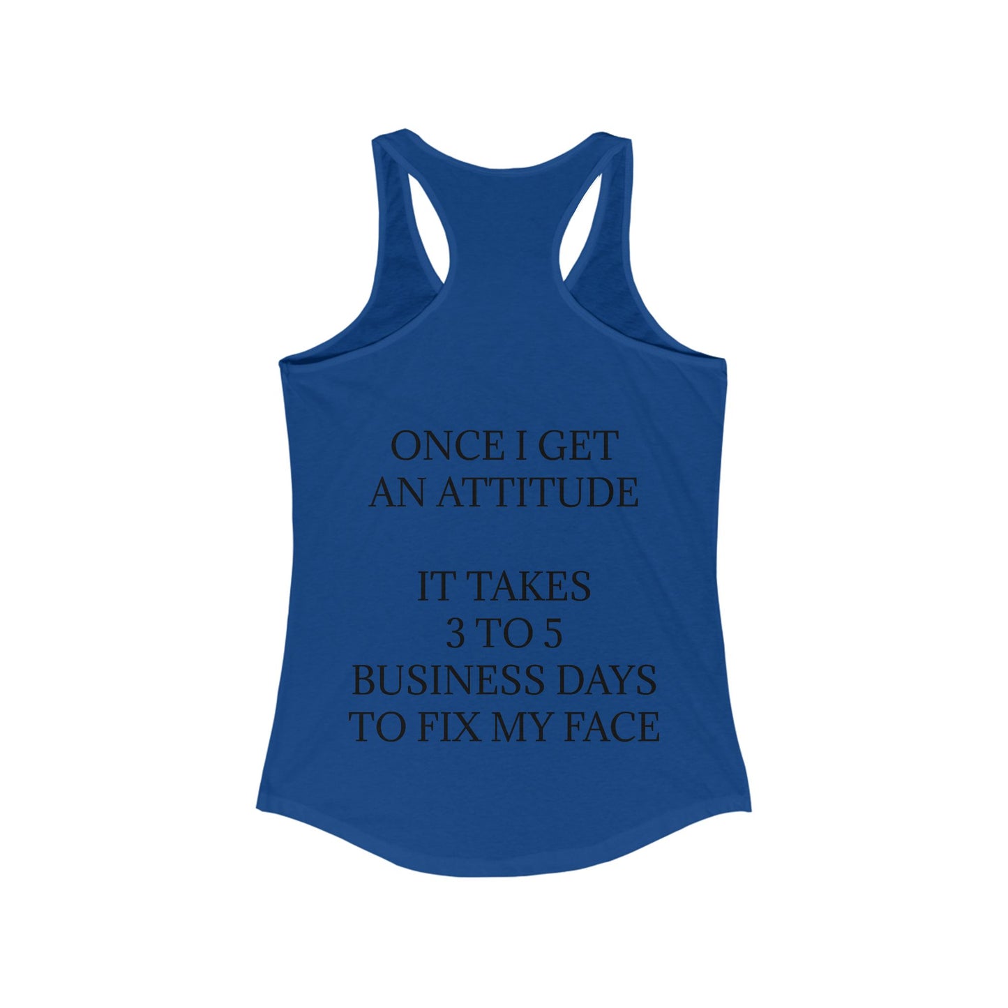 Fix My Face Women's Racerback Tank