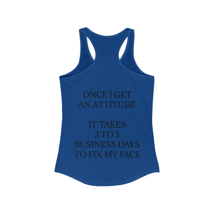 Fix My Face Women's Racerback Tank
