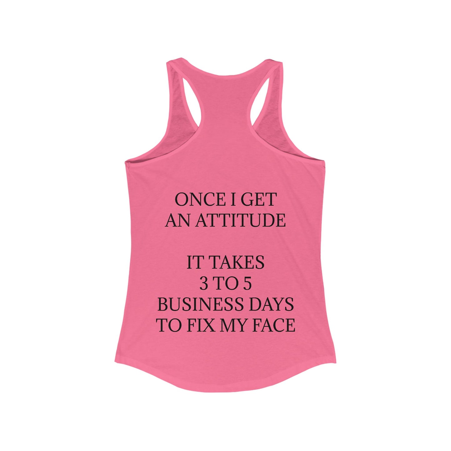 Fix My Face Women's Racerback Tank
