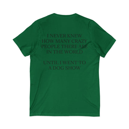 Never Knew Unisex Short Sleeve V-Neck Tee