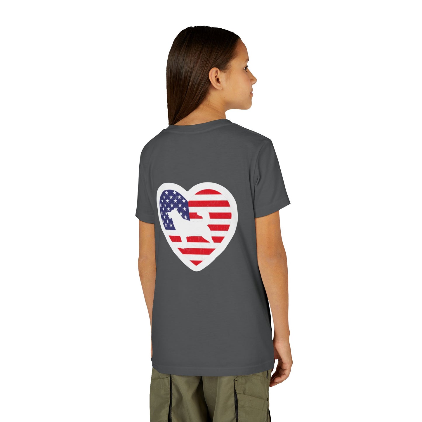 Malamute Flag Youth Unisex Short Sleeve Crewneck Tee
