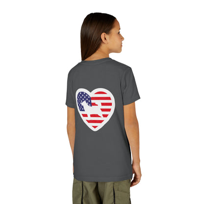 Malamute Flag Youth Unisex Short Sleeve Crewneck Tee
