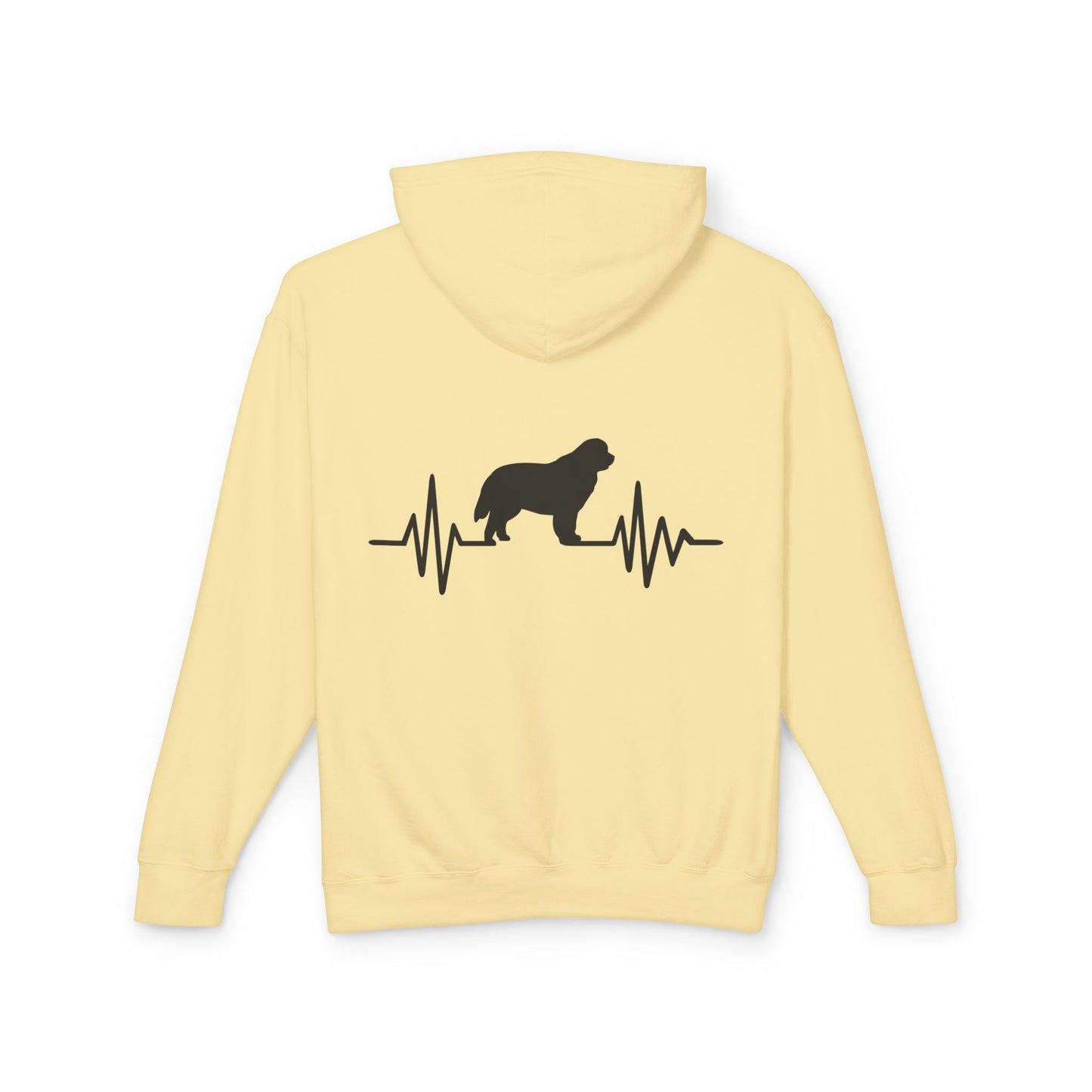 My Heart Beats For Newfies Unisex Lightweight Hoodie