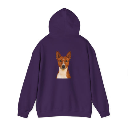 Basenji Head Unisex Hoodie