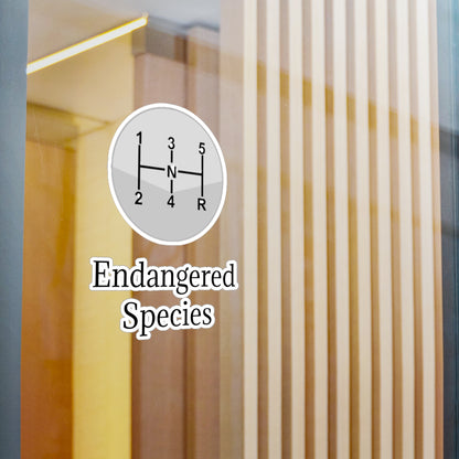 Endangered Species Vinyl Decal