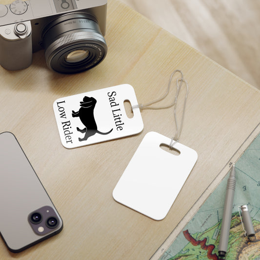 Sad Little Low Rider Luggage Tag