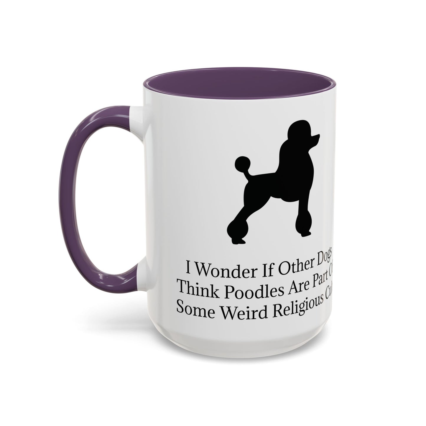 I Wonder 2-Tone Coffee Mug