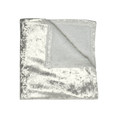 Golden Head Crushed Velvet Blanket