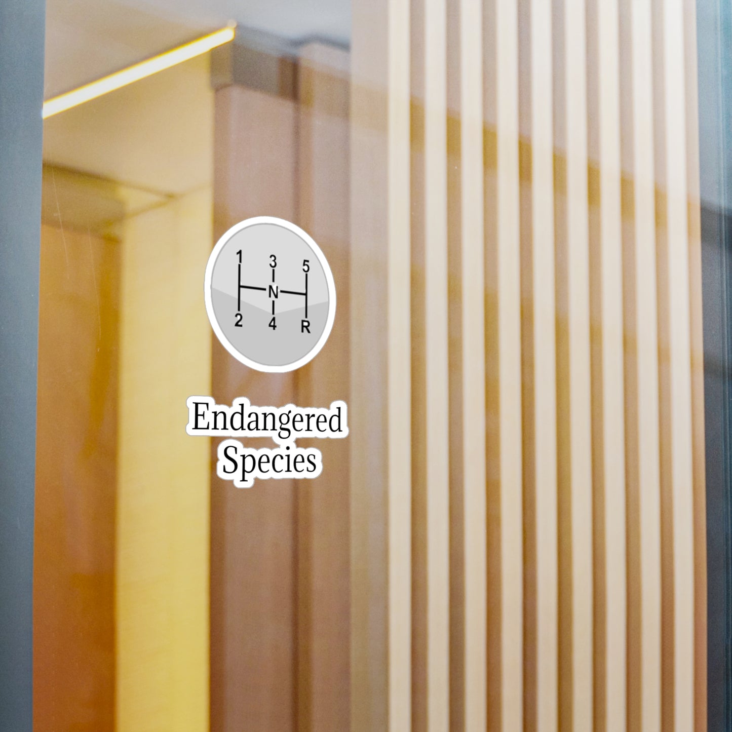 Endangered Species Vinyl Decal