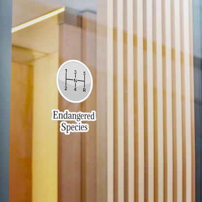Endangered Species Vinyl Decal