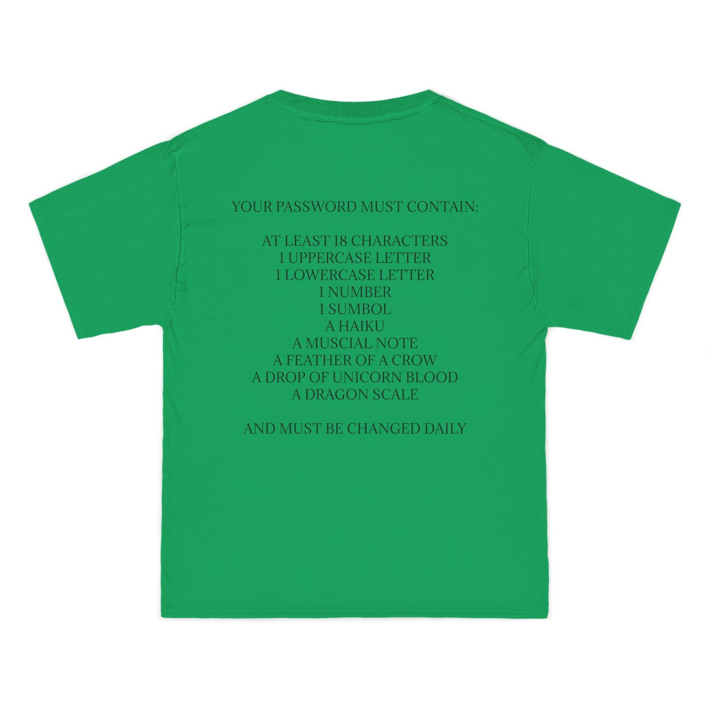 Password Men's Short-Sleeve Crewneck Tee