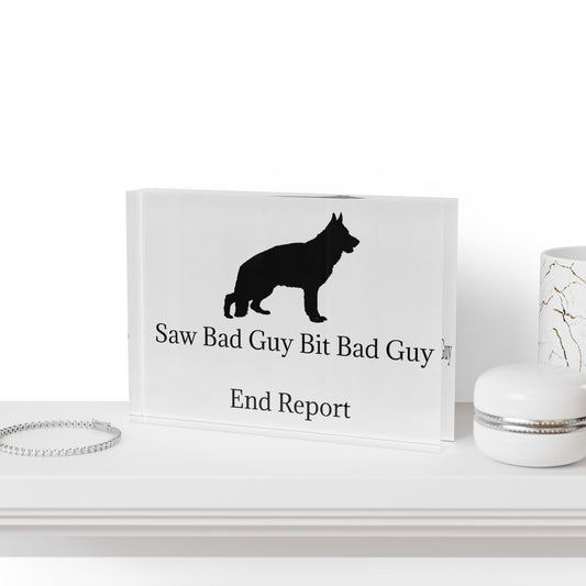 Bad Guy Acrylic Photo Block