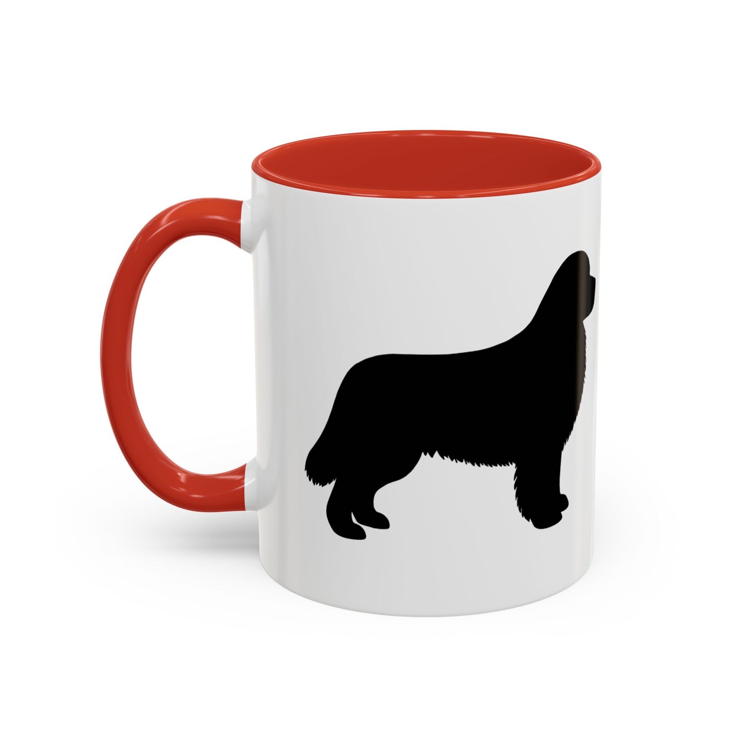 Newfie Silhouette 2-Tone Coffee Mug