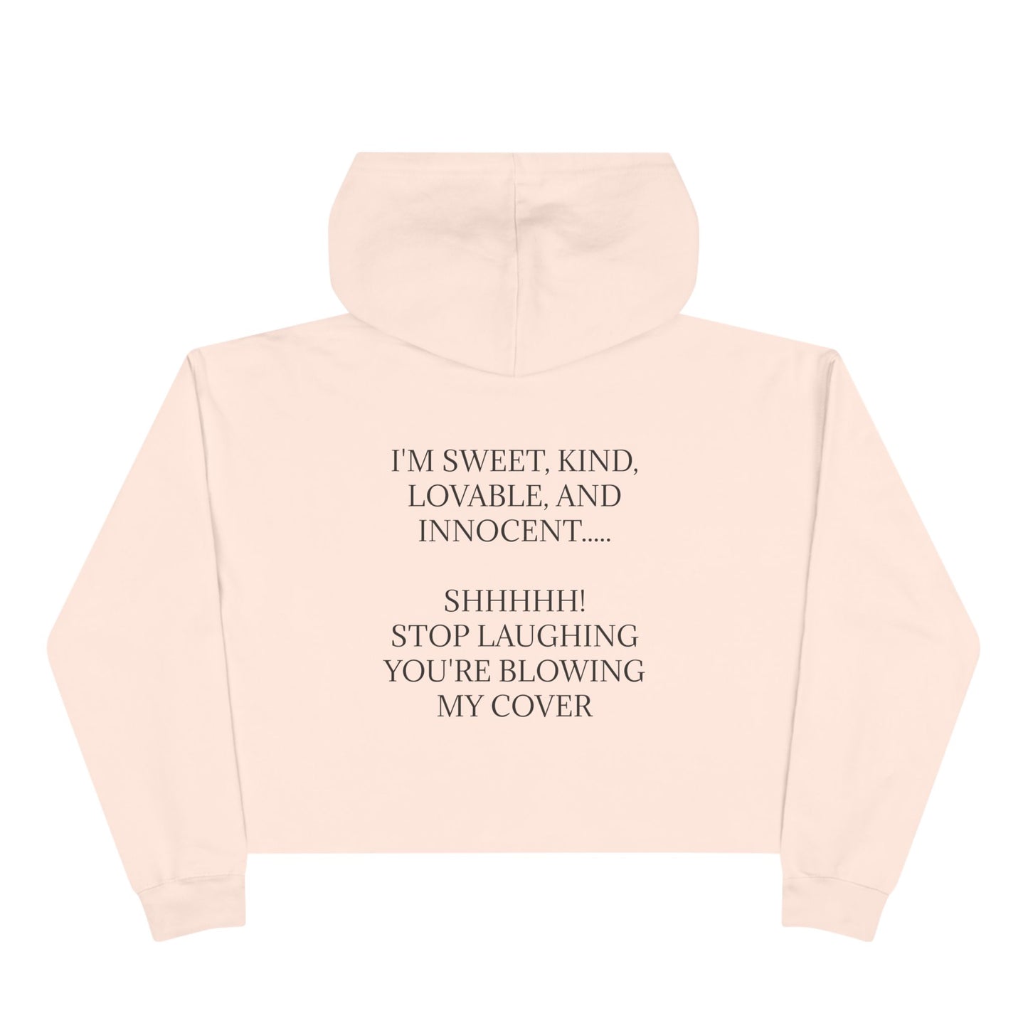 Blowing My Cover Women's Crop Hoodie