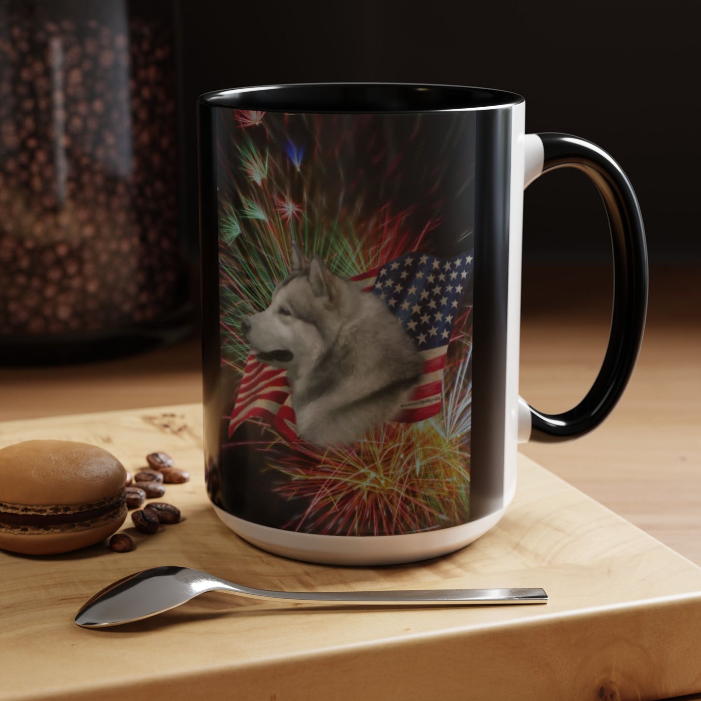 American Malamute 2-Tone Coffee Mug