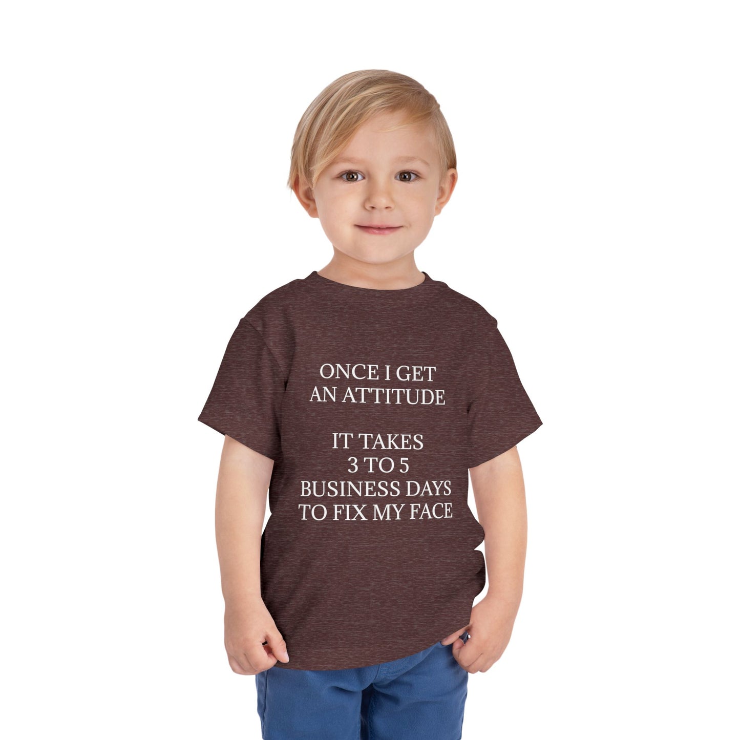 Fix My Face Toddler Unisex Short Sleeve Crewneck Tee