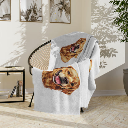 Golden Head Velveteen Microfiber Blanket