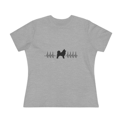 My Heart Beats For Samoyeds Women's Short Sleeve Crewneck Tee
