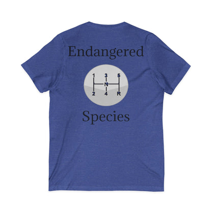Endangered Species Unisex Short Sleeve V-Neck Tee
