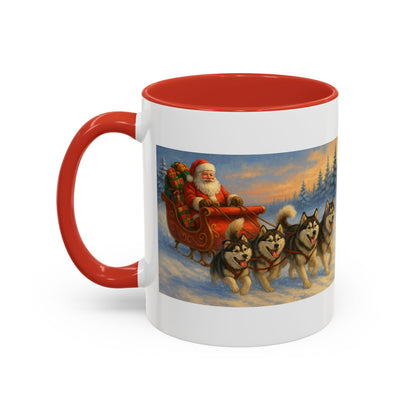 Dashing Through The Snow 2-Tone Coffee Mug
