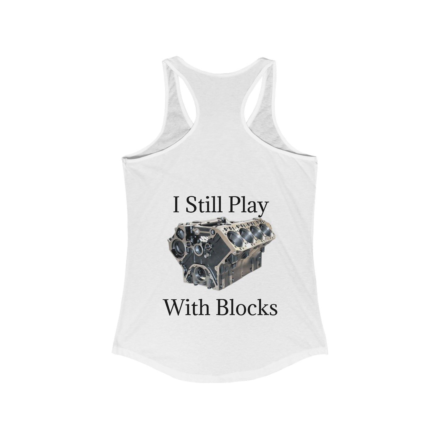 Play With Blocks Women's Racerback Tank