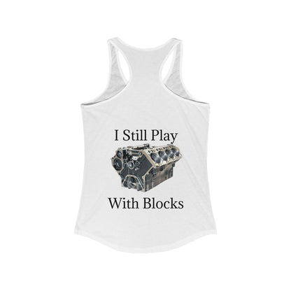 Play With Blocks Women's Racerback Tank
