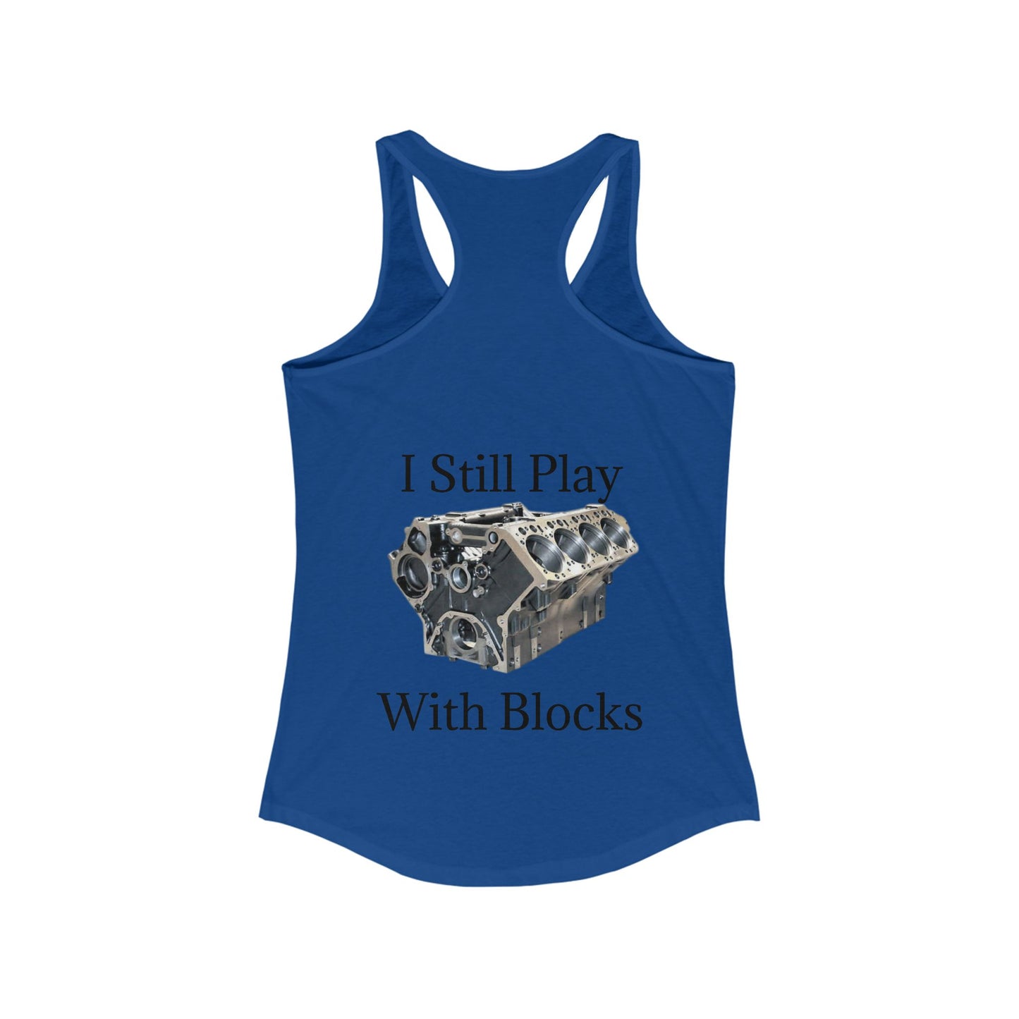 Play With Blocks Women's Racerback Tank