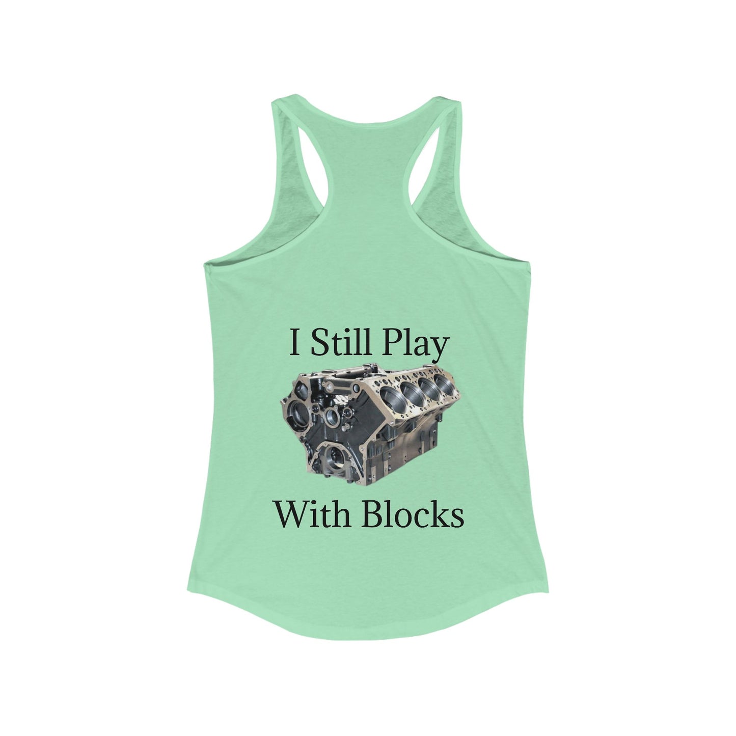 Play With Blocks Women's Racerback Tank