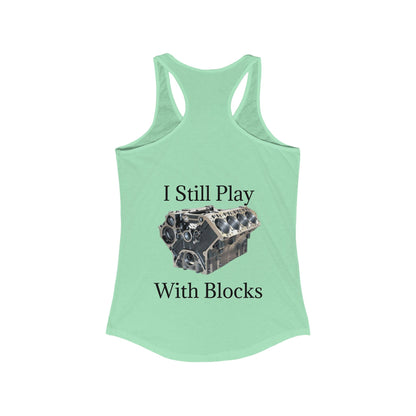 Play With Blocks Women's Racerback Tank
