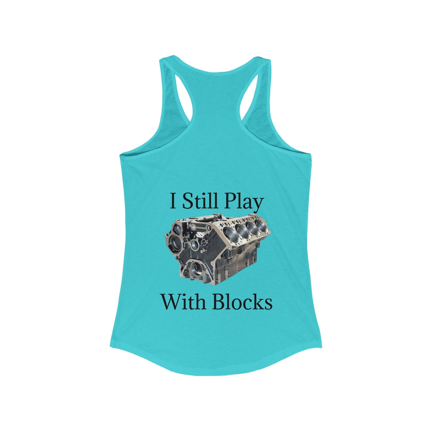 Play With Blocks Women's Racerback Tank