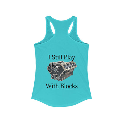 Play With Blocks Women's Racerback Tank