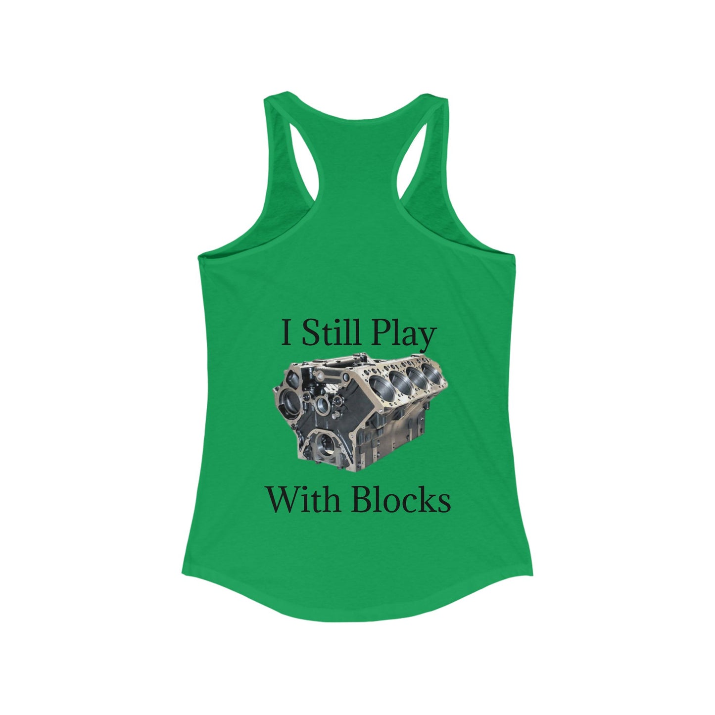 Play With Blocks Women's Racerback Tank