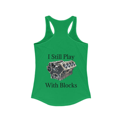 Play With Blocks Women's Racerback Tank