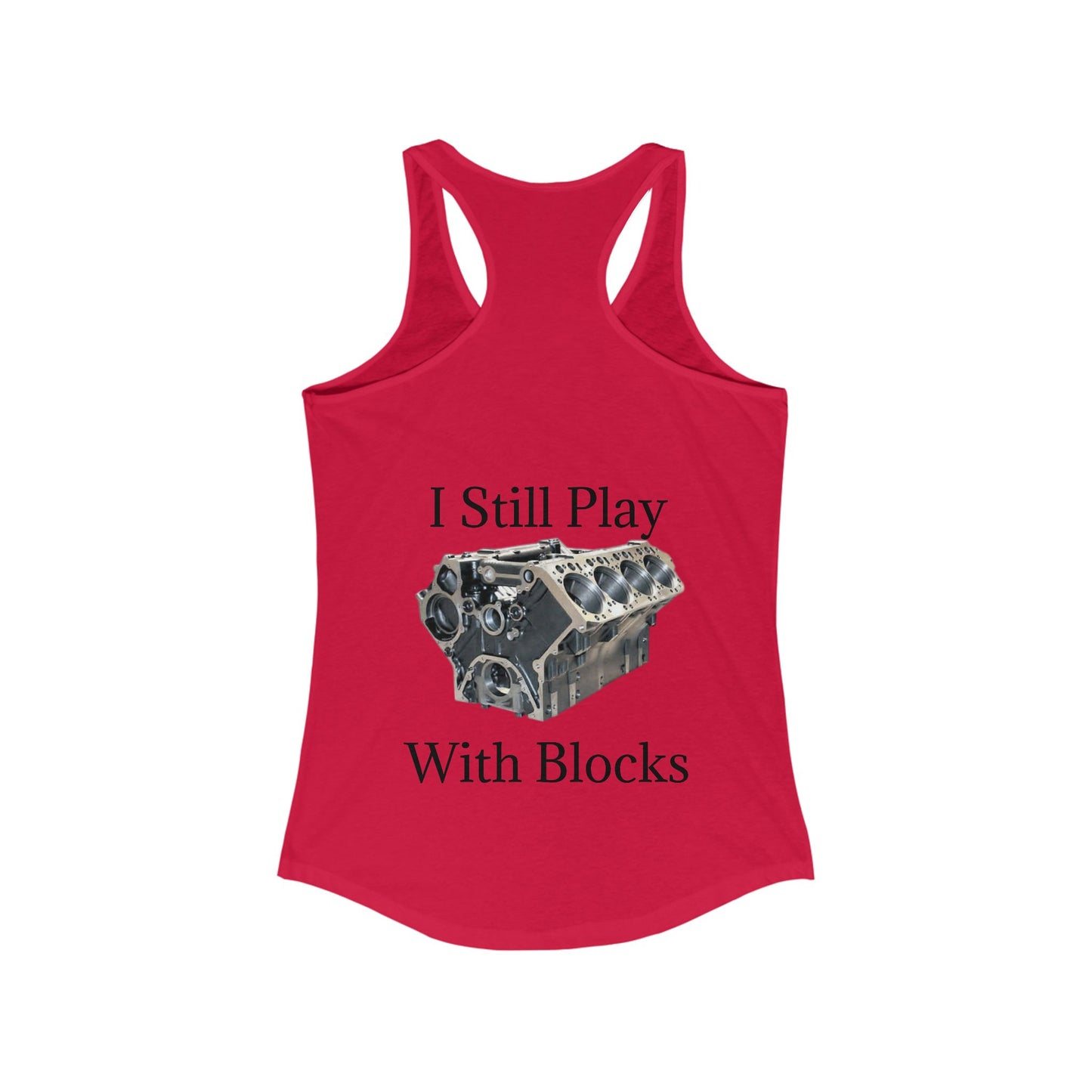 Play With Blocks Women's Racerback Tank