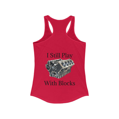 Play With Blocks Women's Racerback Tank