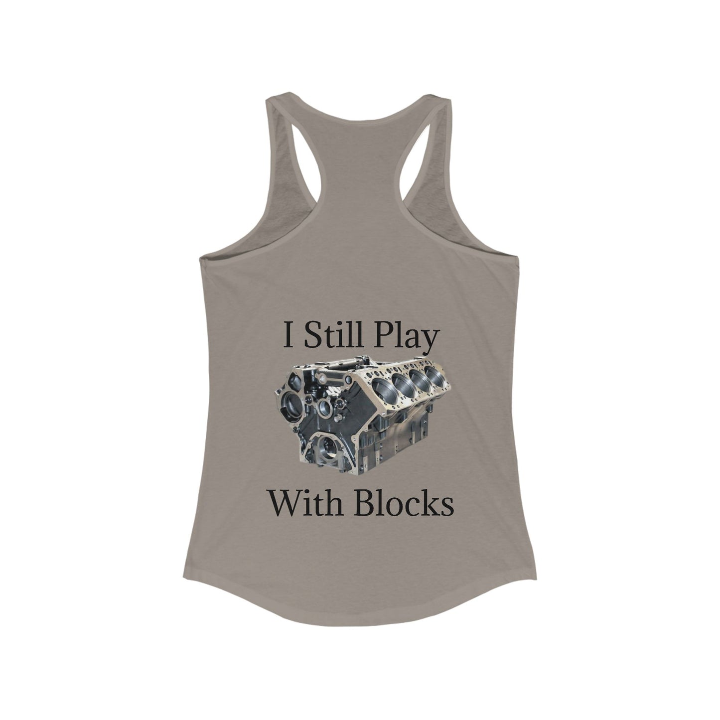 Play With Blocks Women's Racerback Tank