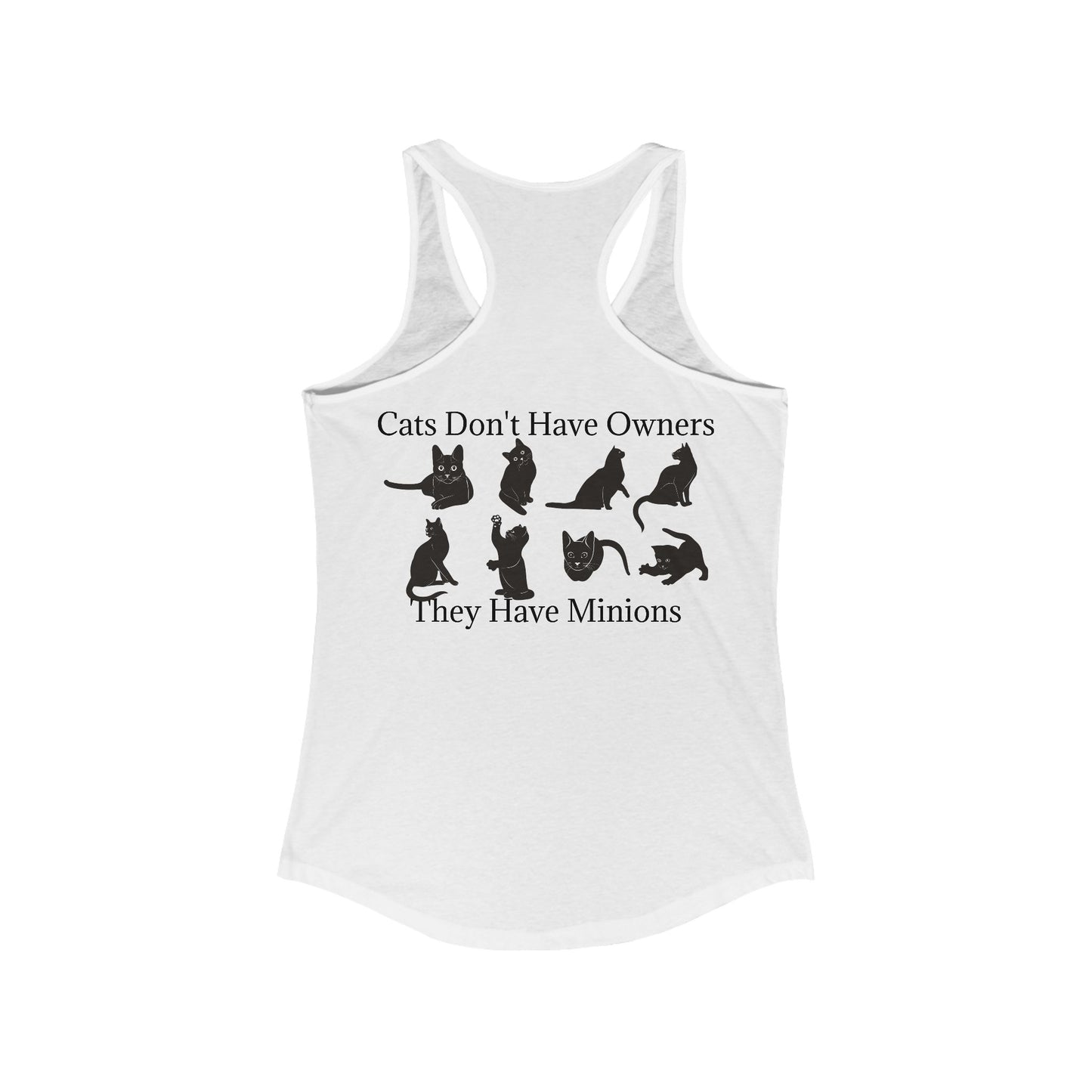 Cat Minions Women's Racerback Tank