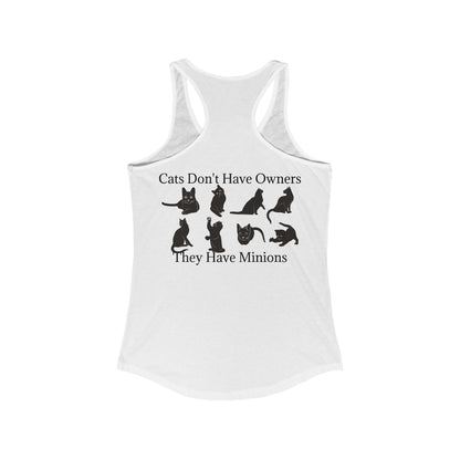 Cat Minions Women's Racerback Tank