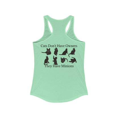 Cat Minions Women's Racerback Tank