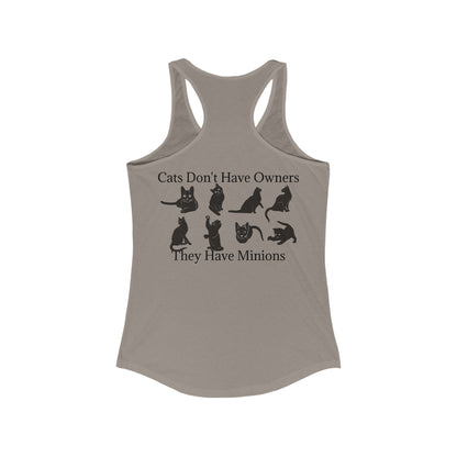 Cat Minions Women's Racerback Tank