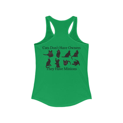 Cat Minions Women's Racerback Tank