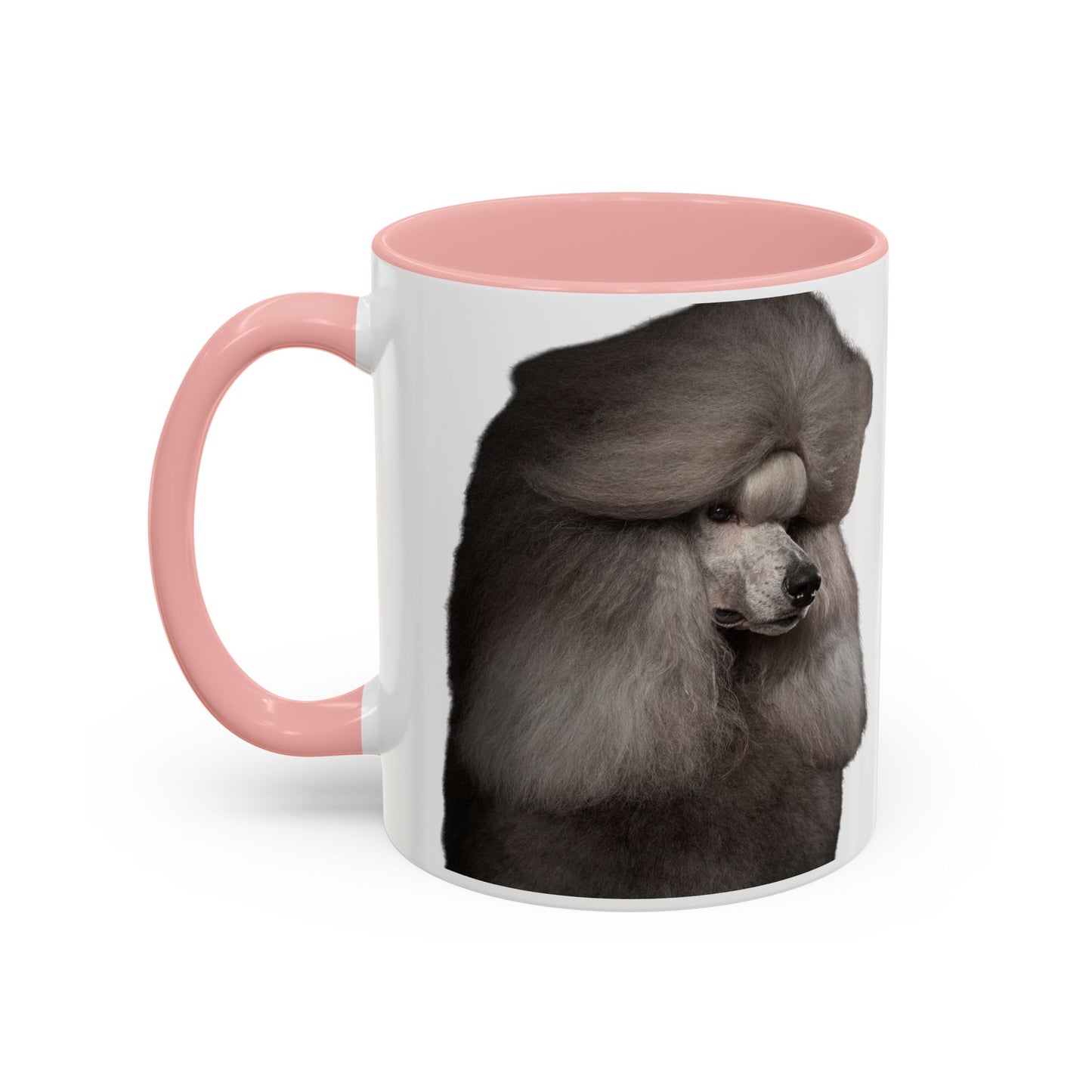 Poodle Head 2-Tone Coffee Mug