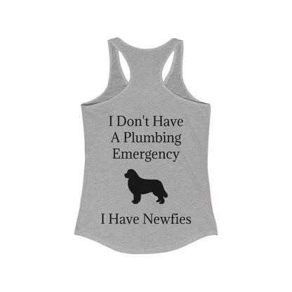 Plumbing Emergency Women's Racerback Tank