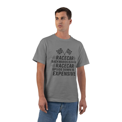 Racecar Backwards Men's Short-Sleeve Crewneck Tee