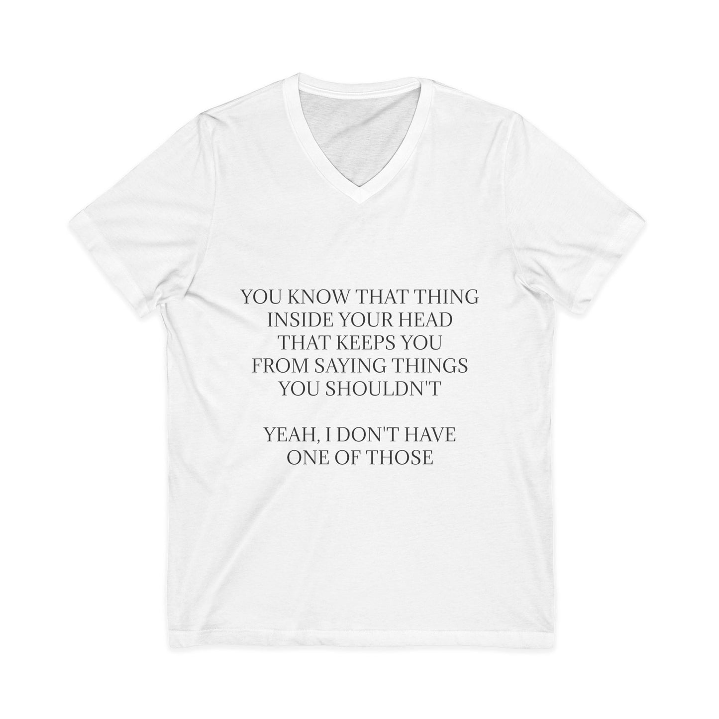 No Filter Unisex Short Sleeve V-Neck Tee