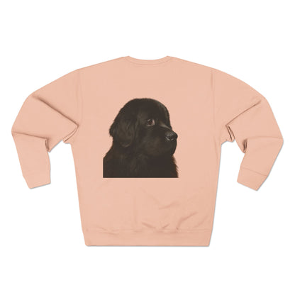 Newfie Head Unisex Crewneck Sweatshirt