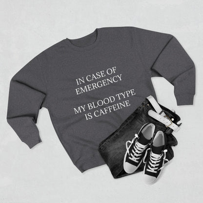 Blood Type Unisex Crewneck Sweatshirt