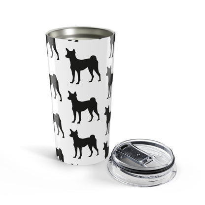 Basenji Silhouette Tumbler